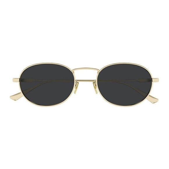 NEW SL799 003 SAINT LAURENT SUNGLASSES WOMEN ROUND GOLD EYEWEAR - Picture 2 of 4